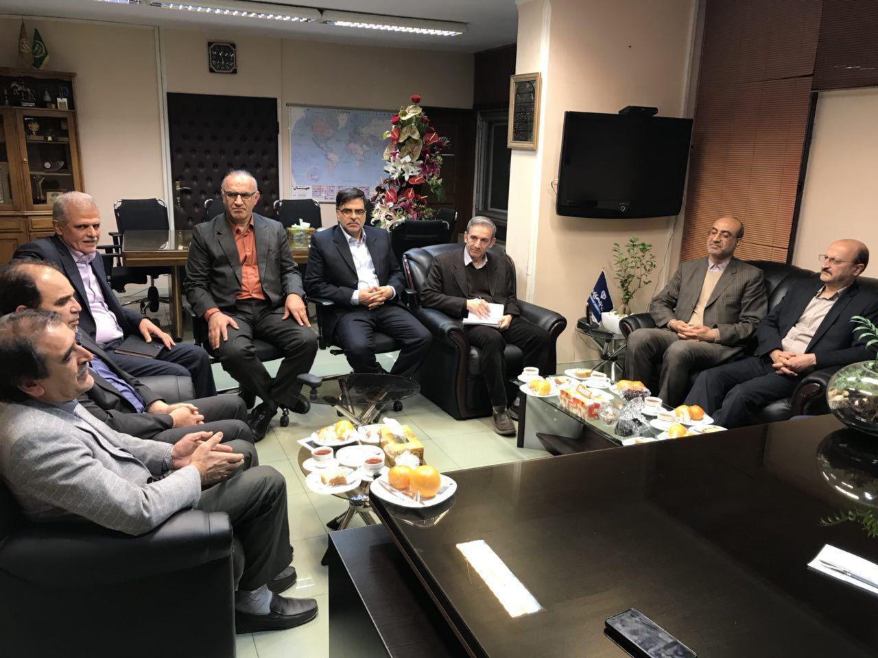 دیدار و گفتگوی استاندار قزوین به همراه معاون اقتصادی با رئیس دامپزشکی کشور